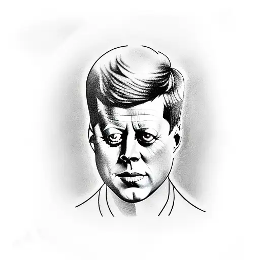 john f kennedy misfits logo tattoo design idea
