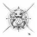 pokemon sleeve tattoo design idea