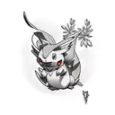 pokemon sleeve tattoo design idea