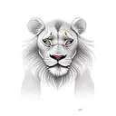 simba tattoo design idea