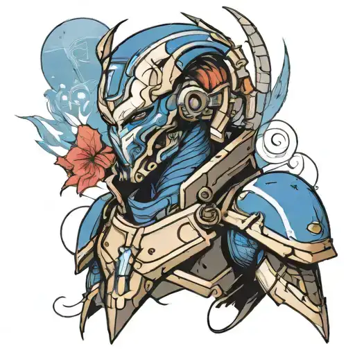 mass effect garrus tattoo design idea