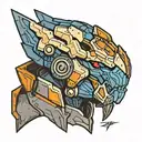 mass effect garrus tattoo design idea