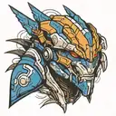 mass effect garrus tattoo design idea