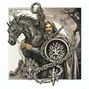 Lord of The Rings with Game Of Thrones tattoo design idea