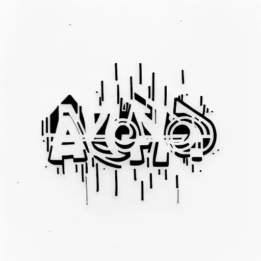 A minimalist tattoo of a graffiti wall with a cassette tape and the year 1990 incorporated into the design tattoo design idea