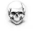 vampire skull tattoo design idea
