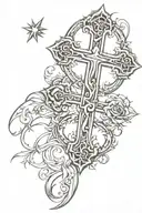 Cross tattoo tattoo design idea