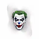 Joker Clown tattoo design idea