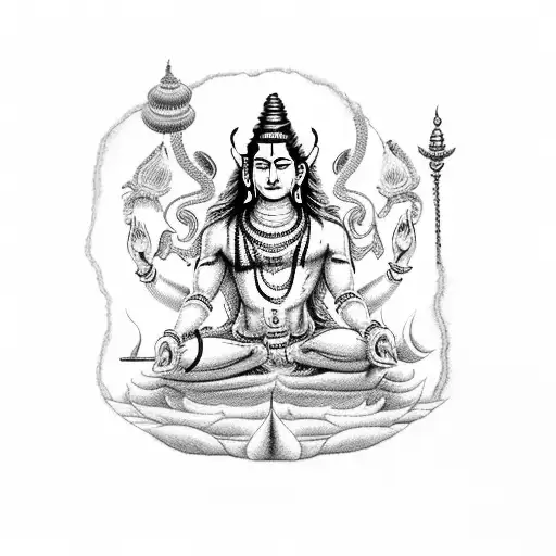 Top Lord Shiva tattoos | Тату ганеши, Тату, Шива