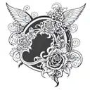 Create a moment live tattoo mixing stoicm tattoo design idea