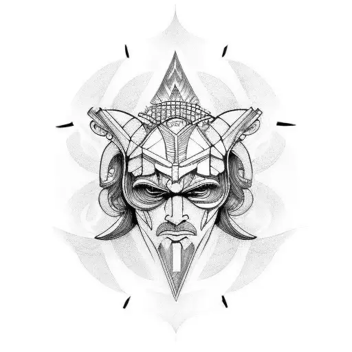 janus  tattoo design idea