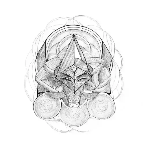 janus tattoo design idea