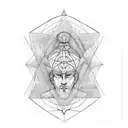 janus  tattoo design idea