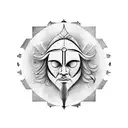 janus  tattoo design idea