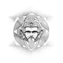 janus tattoo design idea