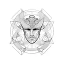 janus tattoo design idea