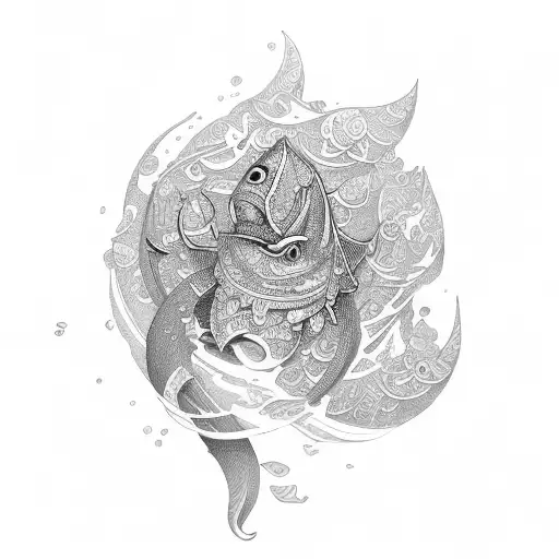 jasmine floating in the river tattoo design idea