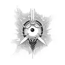 Sharingan throat tattoo  tattoo design idea