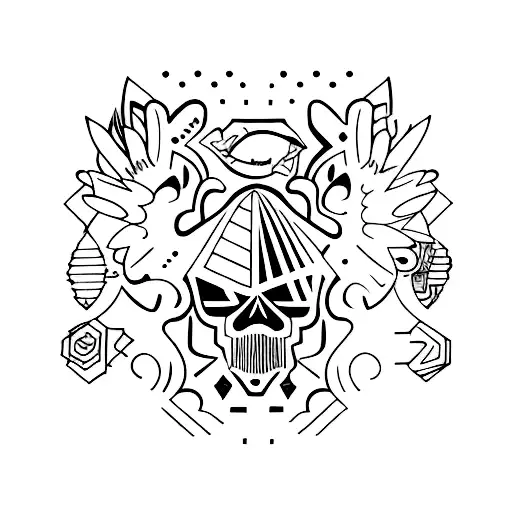 miami culture tattoo design idea