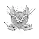 heartbreak tattoo design idea