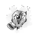 heartbreak tattoo design idea