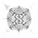 Celtic Knot tattoo design idea