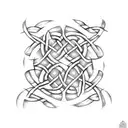 Celtic Knot tattoo design idea