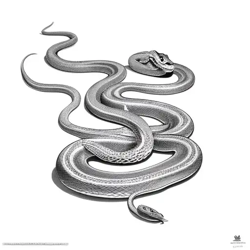 Snake tattoo design idea
