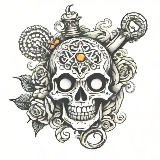 seven deadly sins, sin of pride  tattoo design idea