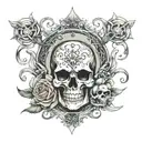 seven deadly sins, sin of pride  tattoo design idea