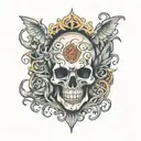 seven deadly sins, sin of pride  tattoo design idea