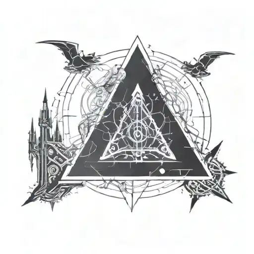 bloodborne runes symbolizing tattoo design idea