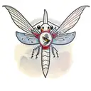 mayfly tattoo design idea