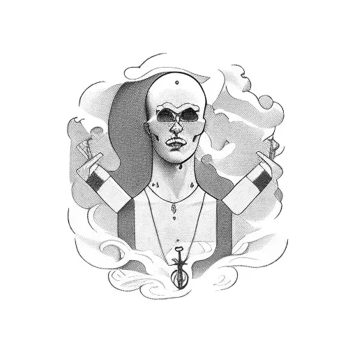 god give me grace to win this race  tattoo design idea