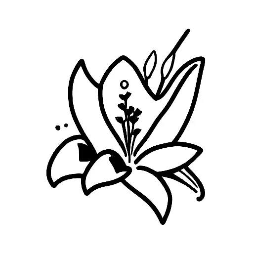 jerry can and lillies  tattoo design idea