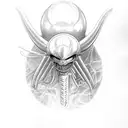 xenomorph tattoo design idea