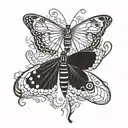 butter fly tattoo design idea
