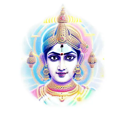 godess laxmi tattoo design idea