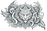 mid evil tattoo design idea