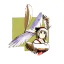 Feather tattoo design idea