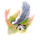 Feather tattoo design idea