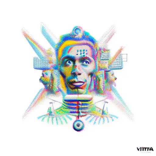 precolombia + software ai tattoo design idea