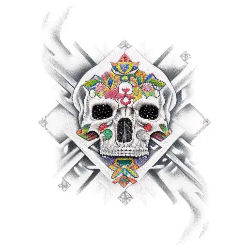 precolombia + software ai tattoo design idea