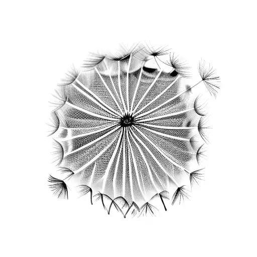 Dandelion tattoo design idea