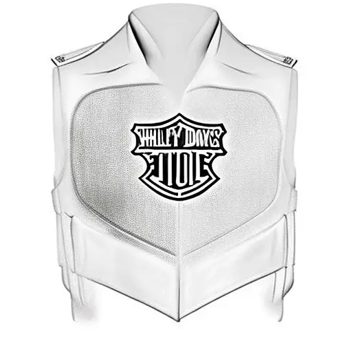 Harley Davidson clubhouse vest  club brothers  tattoo design idea
