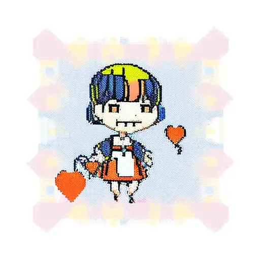 Lisa with heartbeat and heart  tattoo design idea