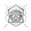 Metatron’s cube forearm tattoo

 tattoo design idea