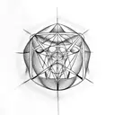 Metatron’s cube forearm tattoo

 tattoo design idea