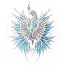 The winged dragon of ra yugioh immortal phoenix tattoo design idea
