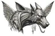Anubis tattoo design idea